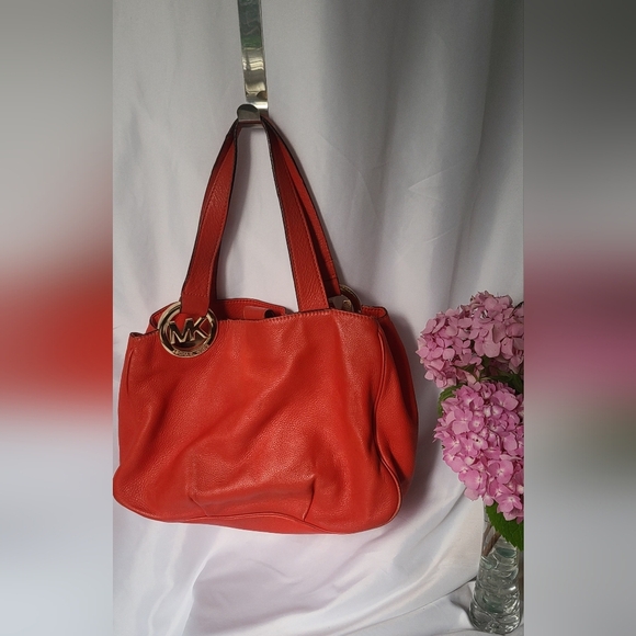 Michael Kors  Burnt Orange Purse 👜 - Picture 11 of 16
